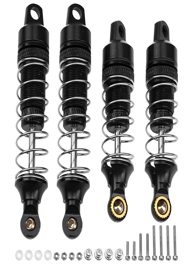 Vgoohobby 4Pack Vgoohobby Shock Absorber Front Rear Damper Suspension Compatible with 1/18 losi Mini T 2.0 Mini-B 2WD RC Stadium Upgrade Parts (Black) - Image 1